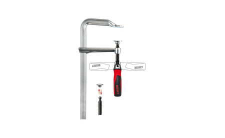 Ganzstahl-Schraubzwinge mit Klappgriff GZ40-12KG 400/120 - sautershop