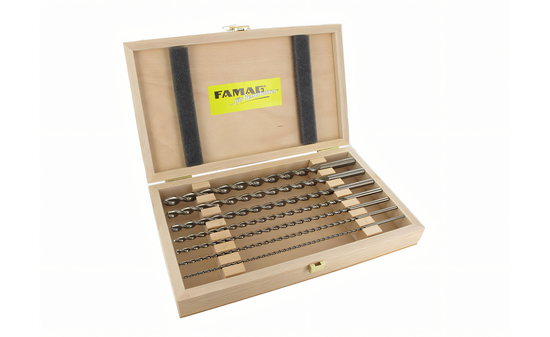 Holzspiralbohrer-Satz HSS-G lang 7-teilig - sautershop