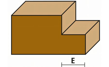 Falzfräser mit Anlauflager D 35 mm - sautershop