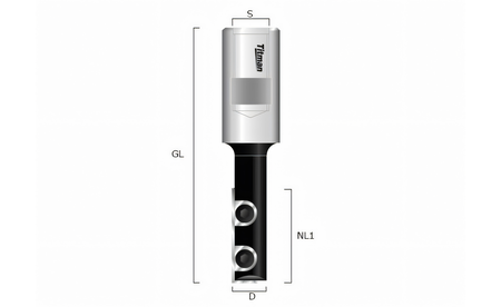 Wendeplatten-Nutfräser HW (HM) Z1 S=M12 - sautershop