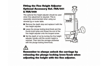 Höhenfeineinstellung - sautershop