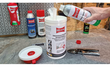 Ballistol Spenderbox mit 130 trockenen Tüchern BAL-25097 5