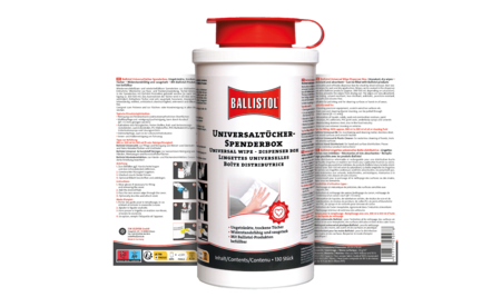Ballistol Spenderbox mit 130 trockenen Tüchern BAL-25097 6