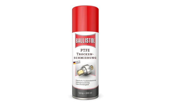 Ballistol PTFE Trockenschmierung Spray, 200 ml BAL-25600