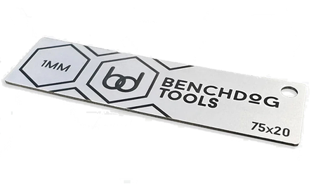 Benchdogs Einstellblock aus Edelstahl - 1 mm  BD-BD0033