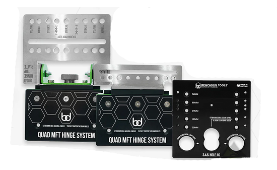 Benchdogs Quad MFT Führungsschienen-System MK4 Hole Jig - Festool BD-BD0357
