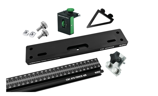 Benchdogs CSC Anschlag und Adapterplatte - 625 mm BD-BD0056