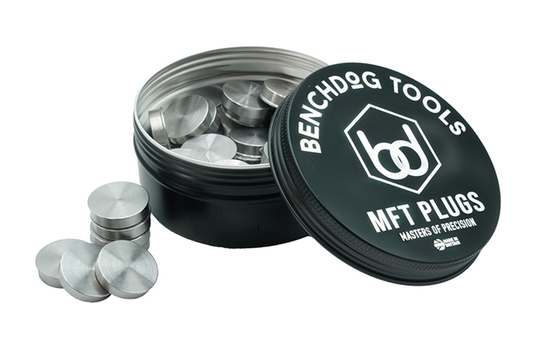Benchdogs MFT Plugs® - Edelstahl magnetisch - 10 Stück  BD-BD0394