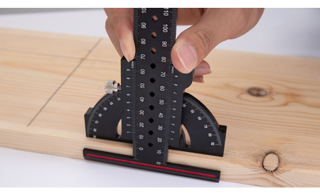 Schwenkbares T-Lineal 300 mm, 4-in-1 DQ-1804-6111 3