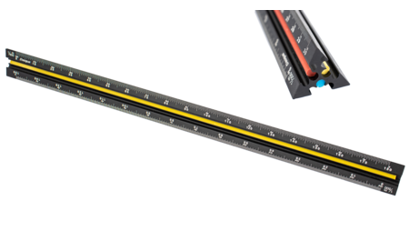 Dreikantmaßstab 300 mm DQ-1804-0205