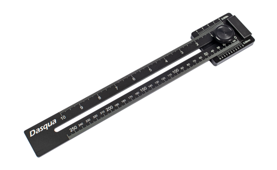 Streichmaß mit flachem Schieber DQ-1804-0410