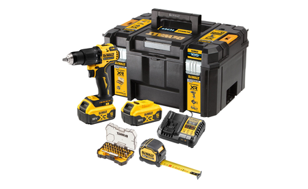 DeWalt Akku Schlagbohrschrauber-Set 18V, DCZ100P2KT D-DCZ100P2KT-QW