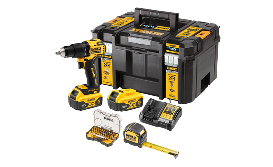 DeWalt Akku Schlagbohrschrauber-Set 18V, DCZ100P2KT D-DCZ100P2KT-QW