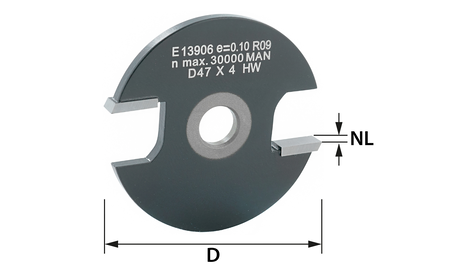 Scheibennutfräser Z2 E-13906 1