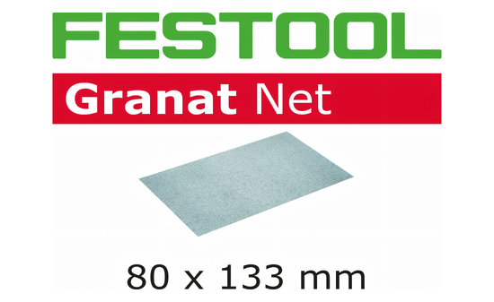 Netzschleifmittel Granat Net 80x133 P60 GR NET/50 F-578628