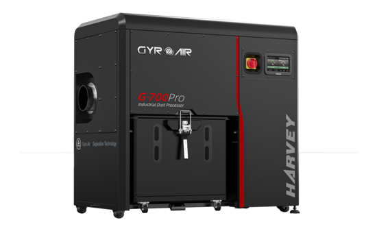 Harvey Absaugung GYRO AIR G-700 Pro (Schwarz) HAR-803521