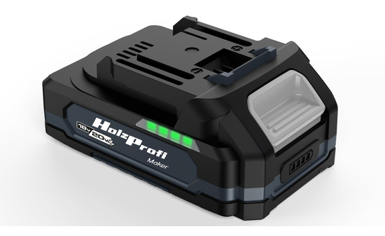 Holzprofi Maker Li-Ionen Akku 2.0Ah HP-M4-AKKU-18650-2AH