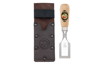 Kirschen Kurzbeitel in Lederholster, 35 mm KI-1158000