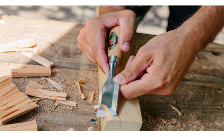 Kirschen Kurzbeitel in Lederholster, 35 mm KI-1158000 4