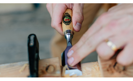 Kirschen Kurzbeitel in Lederholster, 35 mm KI-1158000 5