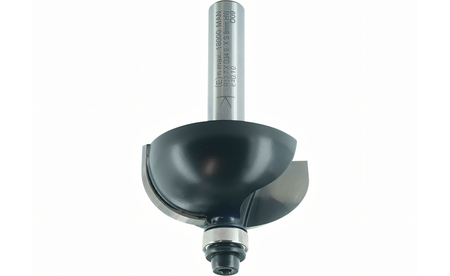 Hohlkehlfräser mit Kugellager R12,7 | D35 | S8 KLE-C125-350-R