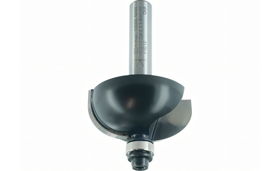 Hohlkehlfräser mit Kugellager R12,7 | D35 | S8 KLE-C125-350-R