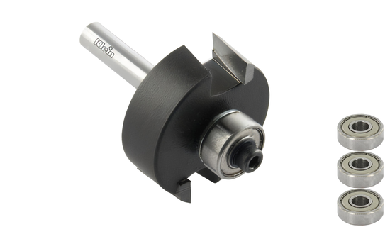 Falzfräser-Set mit 4 Kugellagern - D 35 mm SET-KLE-C121-350-R