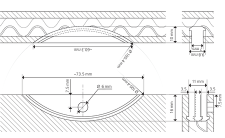 Lamello LC P-16x11, 80 Stück + Clamex P14/10 LA-145712 5