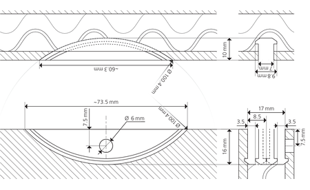 Lamello LC P-16x17, 80 Stück + Clamex P14/10 LA-145722 6