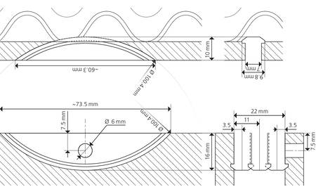 Lamello LC P-16x22, 80 Stück LA-145730 4