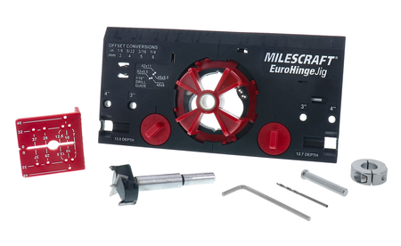Milescraft EuroHingeJig™ Topfbandbohrschablone M-1342