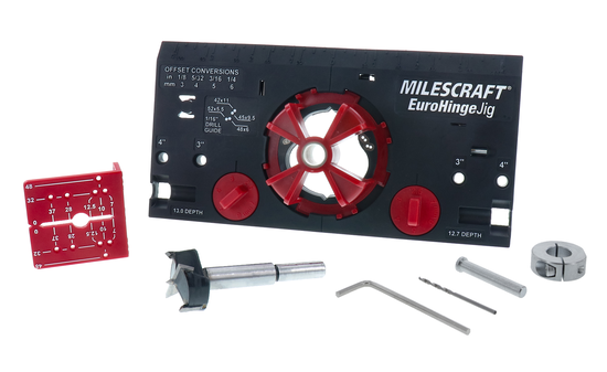 Milescraft EuroHingeJig™ Topfbandbohrschablone M-1342