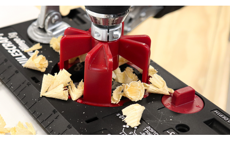 Milescraft EuroHingeJig™ Topfbandbohrschablone M-1342 1