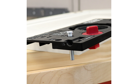 Milescraft EuroHingeJig™ Topfbandbohrschablone M-1342 3