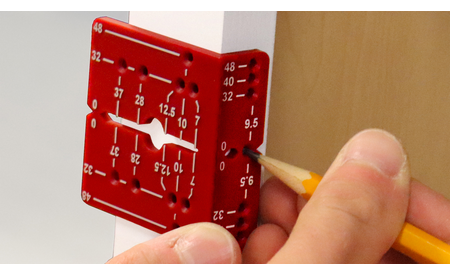 Milescraft EuroHingeJig™ Topfbandbohrschablone M-1342 5