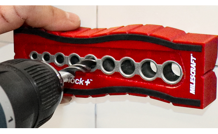 Milescraft DrillBlock+™ Bohrschablone  M-1385 1