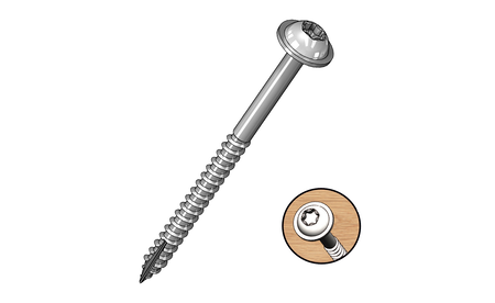 Milescraft Schrauben 51 mm für PocketJig 50 St. grob M-5205