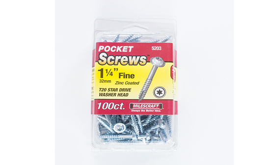 N/A Schrauben 1-1/4" für PocketJig 100 St. fein - sautershop