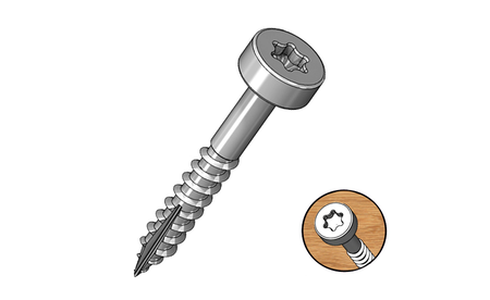N/A Schrauben 1" für PocketJig 100 St. grob - sautershop