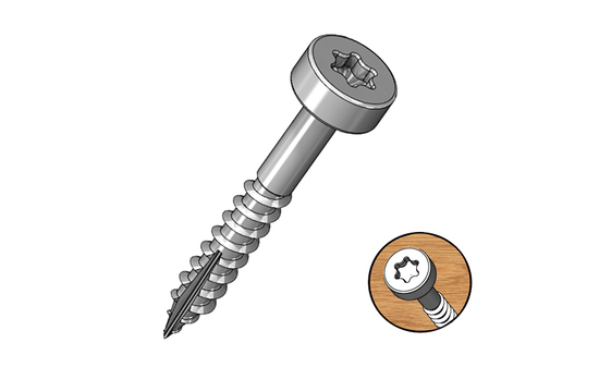 N/A Schrauben 1" für PocketJig 100 St. grob - sautershop