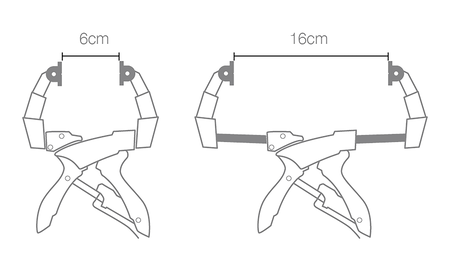 Piher ausziehbare Zange 160 mm PH-52204 1