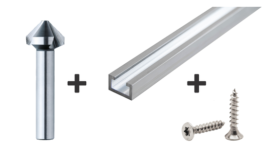 Montage-Kit für sauter Fräsanschlag FA-SA20 SA-FA-FIX-KIT