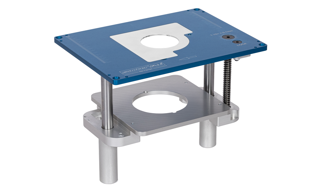 Oberfräsenlift für Ihren selbst gebauten Frästisch