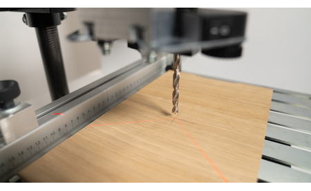Adapter für Positionslaser an Wabeco SA-WX-AK 1