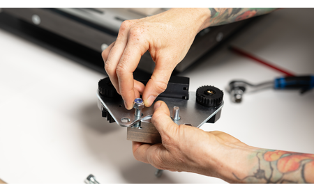 Adapter für Positionslaser an Wabeco SA-WX-AK 4