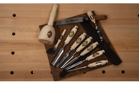 KIRSCHEN Handwerkzeug-Set "START" in Ledertasche SET-KI-START