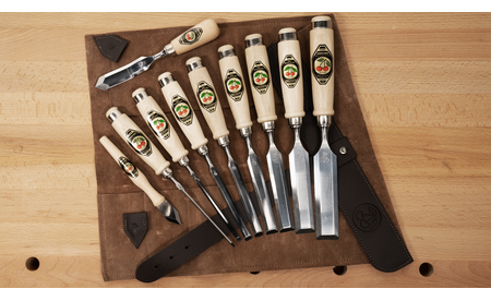 KIRSCHEN Handwerkzeug-Set "DELUXE" in Ledertasche SET-KI-DEL