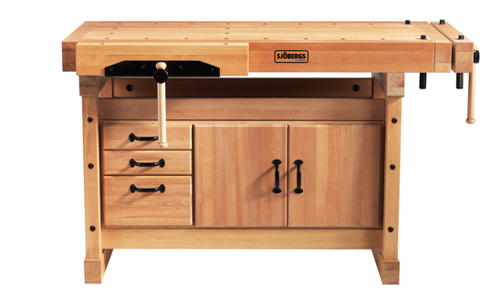 Hobelbank Sjöbergs ELITE 1500 + Unterschrank SET-ELITE1500-SM03