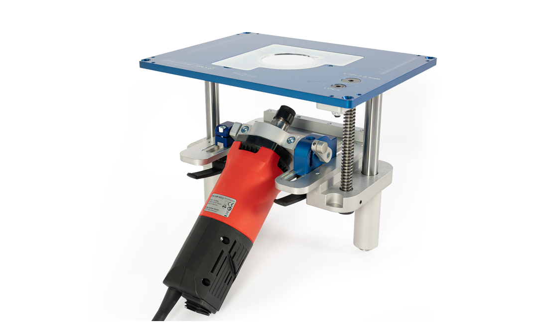 Oberfräsenlift für Ihren selbst gebauten Frästisch