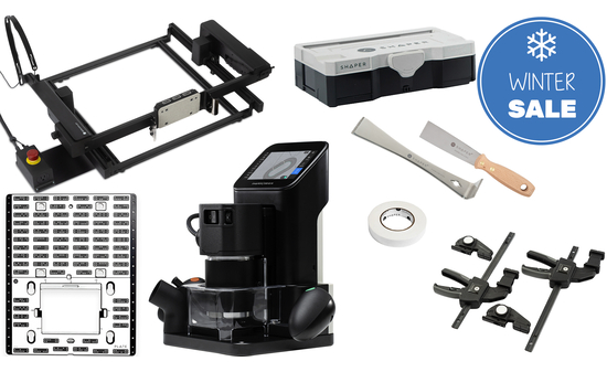 Shaper Origin + Plate + Bench Pilot SET-SO2-BUNDLE-6